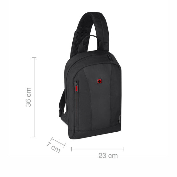 Travel Acc Refresh, Monosling Bag, Black