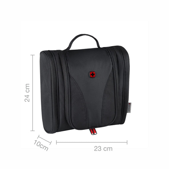 Travel Acc Refresh, Hanging Toiletry Kit/Bag 6 Litre Black