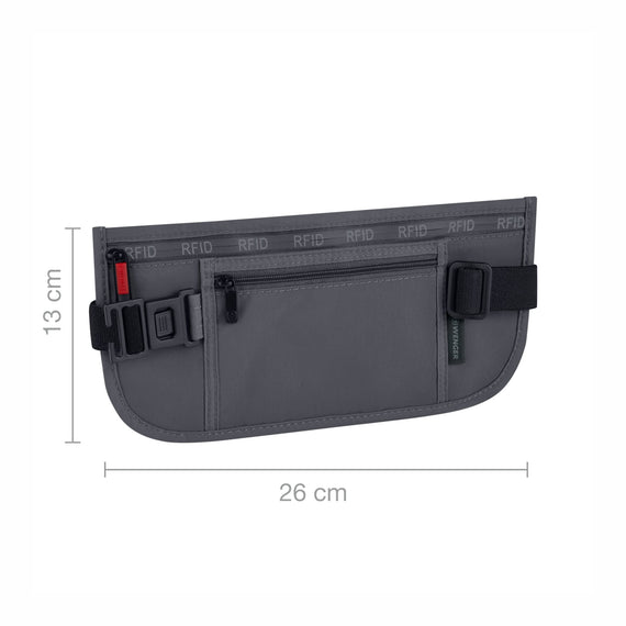 Travel Acc Refresh, Security RFID Waist Belt, Grey