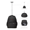 18.5 inch Rolling Computer Backpack, Black