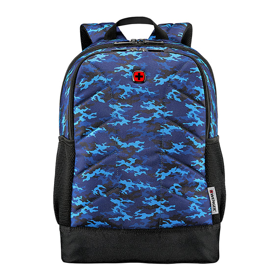 Quadma ML 16" Laptop Backpack, Blue Camo