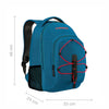 Mars 16" Laptop Backpack with Tablet Pocket, Teal / Red