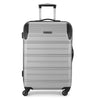 Static Medium Hardside Luggage ABS Silver
