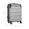 Static-Pro Medium Hardside Luggage ABS Grey