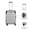 Static-Pro Medium Hardside Luggage ABS Grey