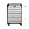 Static-Pro Large Hardside Luggage ABS Grey