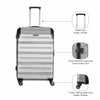 Static-Pro Large Hardside Luggage ABS Grey