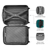 Static Carry-On Hardside Luggage ABS Blue