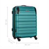 Static Medium Hardside Luggage ABS Fresh Blue