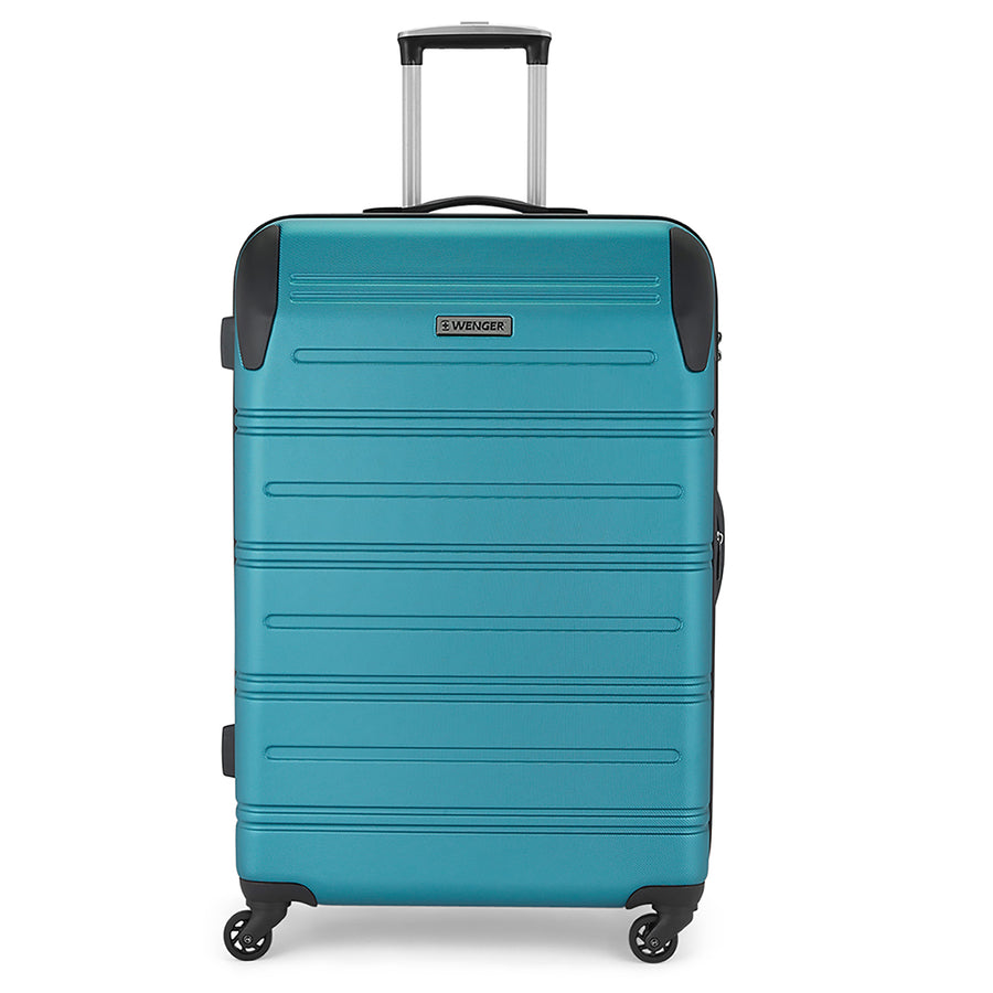 Static Large Hardside Luggage ABS Fresh Blue