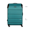 Static Large Hardside Luggage ABS Fresh Blue