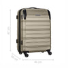 Static Medium Hardside Luggage ABS Gold