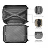 Static Large Hardside Luggage ABS Gold