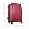 Tenso Medium Hardside Luggage ABS Burgundy