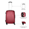 Tenso Medium Hardside Luggage ABS Burgundy