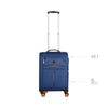 Fiero Pro Carry-on Softside Luggage Polyester Blue/Orange