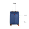 Fiero Pro Large Softside Suitcase Luggage Polyester Blue/Orange