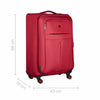 Fiero Pro Medium Softside Luggage Polyester Red/Black