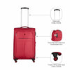 Fiero Pro Medium Softside Luggage Polyester Red/Black
