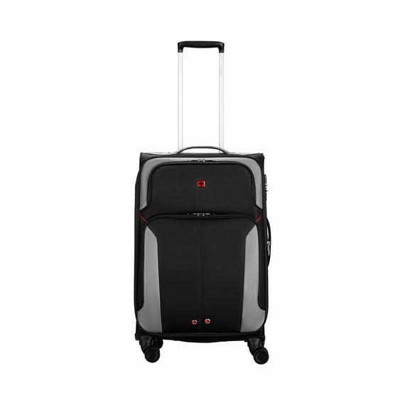 Castic Pro Medium Softside Luggage Polyester, Charcoal