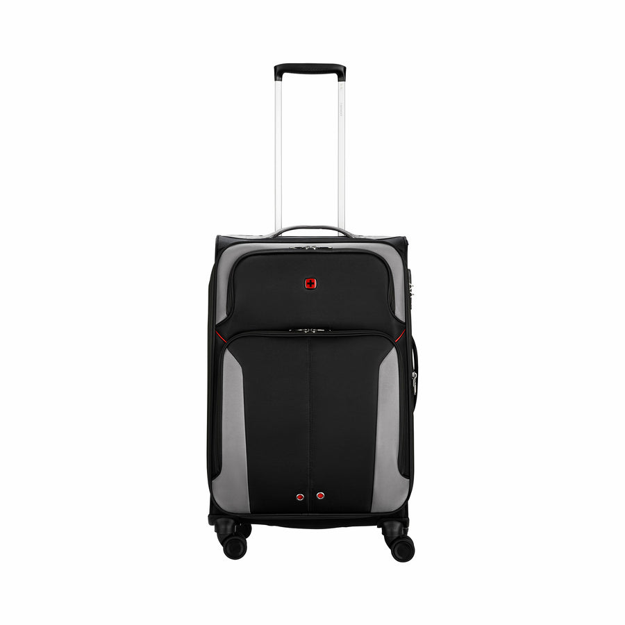 Castic Pro Medium Softside Luggage Polyester, Charcoal