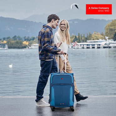 Wenger Castic, Softside Medium Luggage, Blue