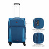 Castic Pro Medium Softside Luggage Polyester, Blue