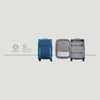 Castic Pro Medium Softside Luggage Polyester, Blue