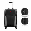 Castic Pro Large Softside Luggage Polyester, Charcoal