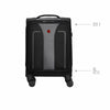 Fantic Pro Carry-On Softside Luggage Polyester, Black