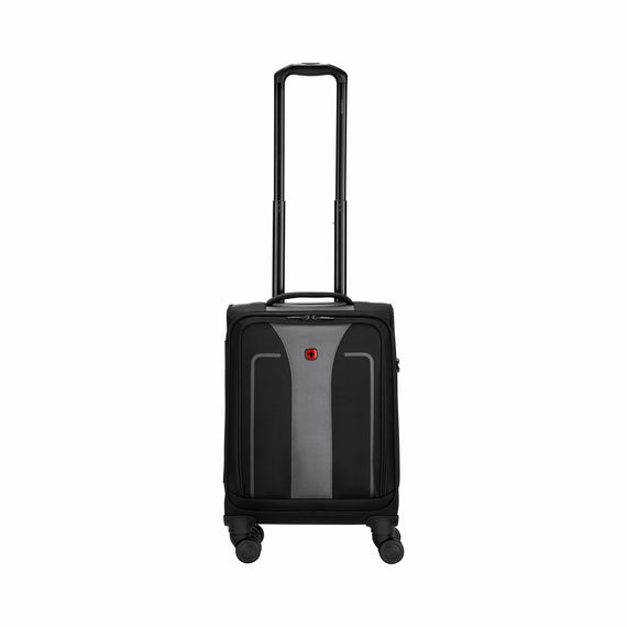 Fantic Pro Carry-On Softside Luggage Polyester, Black