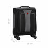 Fantic Pro Carry-On Softside Luggage Polyester, Black