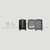 Fantic Pro Medium Softside Luggage Polyester, Black
