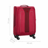 Fantic Pro Medium Softside Luggage Polyester, Burgundy