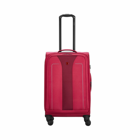 Fantic Pro Medium Softside Luggage Polyester, Burgundy