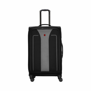 Fantic Pro Large Softside Luggage Polyester, Black