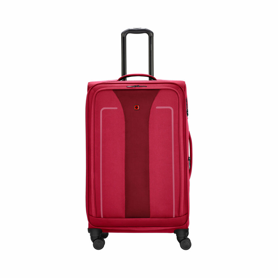 Fantic Pro Large Softside Luggage Polyester, Burgundy
