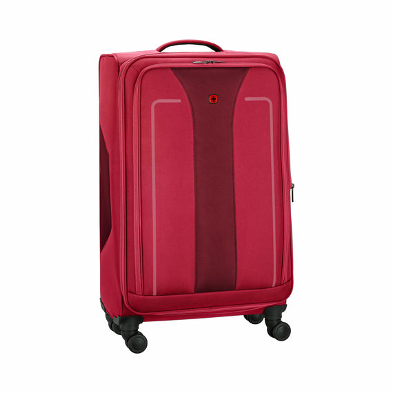 Fantic Pro Large Softside Luggage Polyester, Burgundy