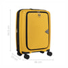 Ultra-Lite Mobile Office Carry-On Hardside Luggage Polypropylene Yellow