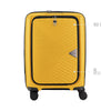 Ultra-Lite Mobile Office Carry-On Hardside Luggage Polypropylene Yellow