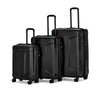 Legacy - Dc Hs, Legacy 3 Pc Set Cabin, Medium, Large Hardside Luggage, Black