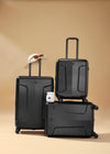 Legacy - Dc Hs, Legacy 3 Pc Set Cabin, Medium, Large Hardside Luggage, Black