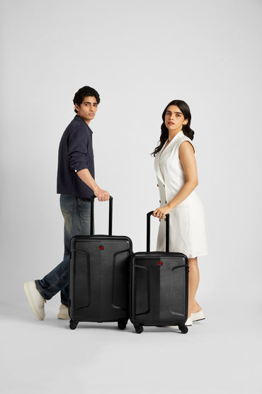 Legacy - Dc Hs, Legacy 3 Pc Set Cabin, Medium, Large Hardside Luggage, Black