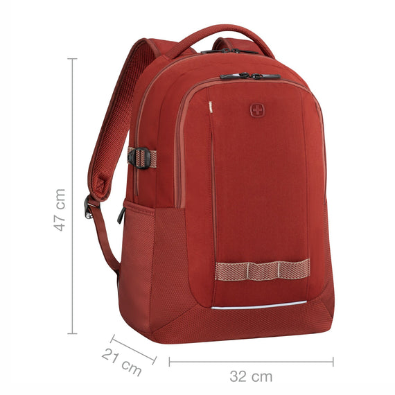 Next 23, Ryde, 16" Laptop Backpack with Tablet Pocket, Red