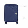 Ultra-Lite Carry-On Hardside Luggage Polypropylene Blue
