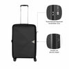 Ultra-Lite Medium Hardside Luggage Polypropylene Black