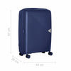 Ultra-Lite Medium Hardside Luggage Polypropylene Blue