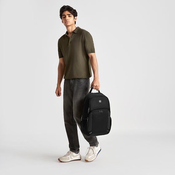 XE, XE Tryal, 15.6" Laptop Backpack with Tablet Pocket, Black