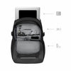XE, XE Ryde, 16" Laptop Backpack with Tablet Pocket, Black