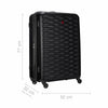 In-Flight  Large Hardside Luggage ABS/PC, Black